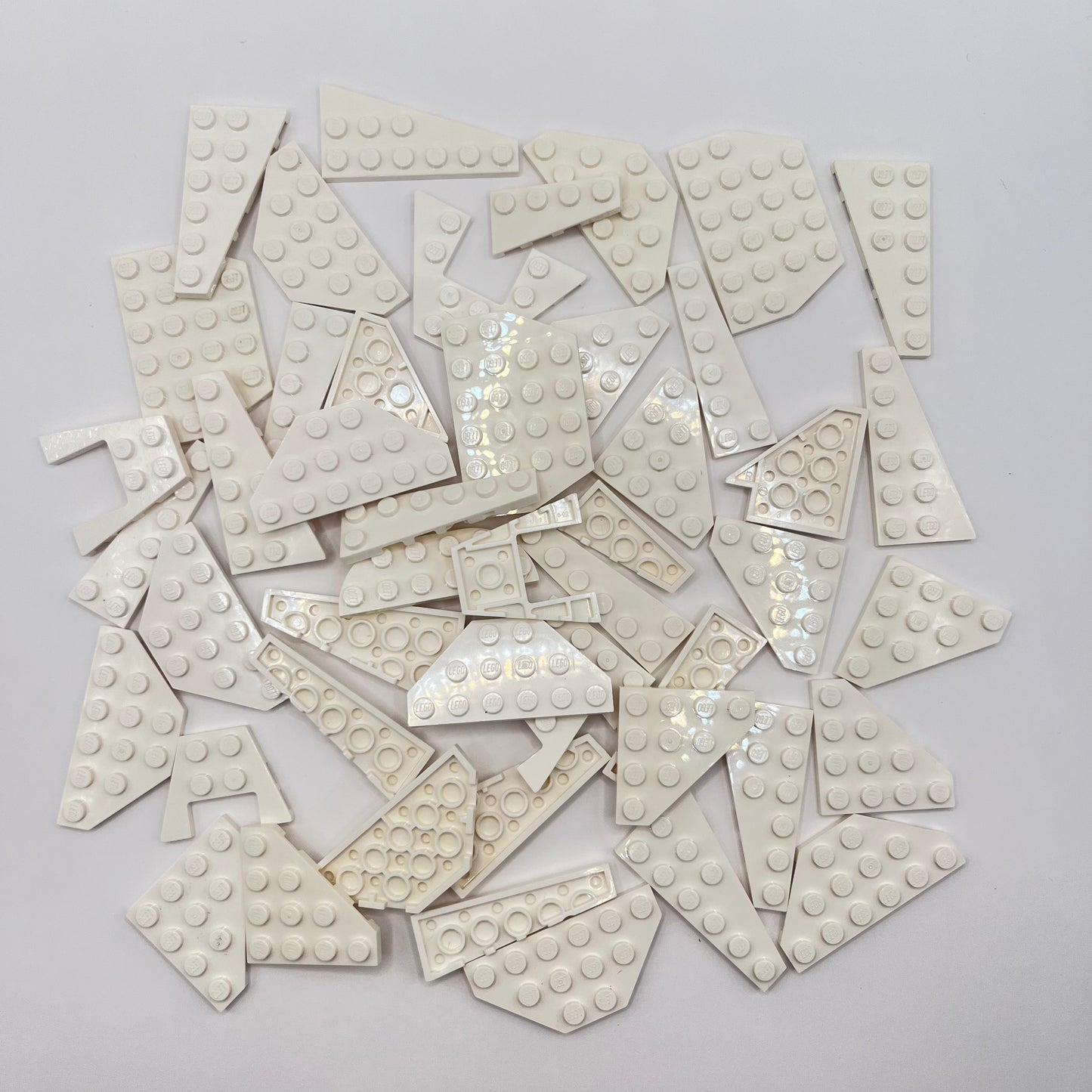 LEGO Wings, Small, Plates, White, Approx. 75g