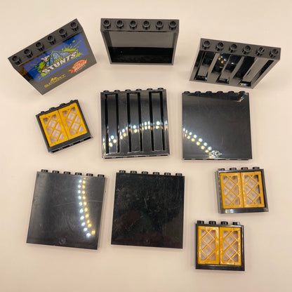 LEGO Panels and Windows, Building Pieces, Black, 10 Pieces
