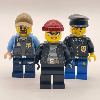 LEGO Police and Robbers, City, Minifigures (pack of 3)