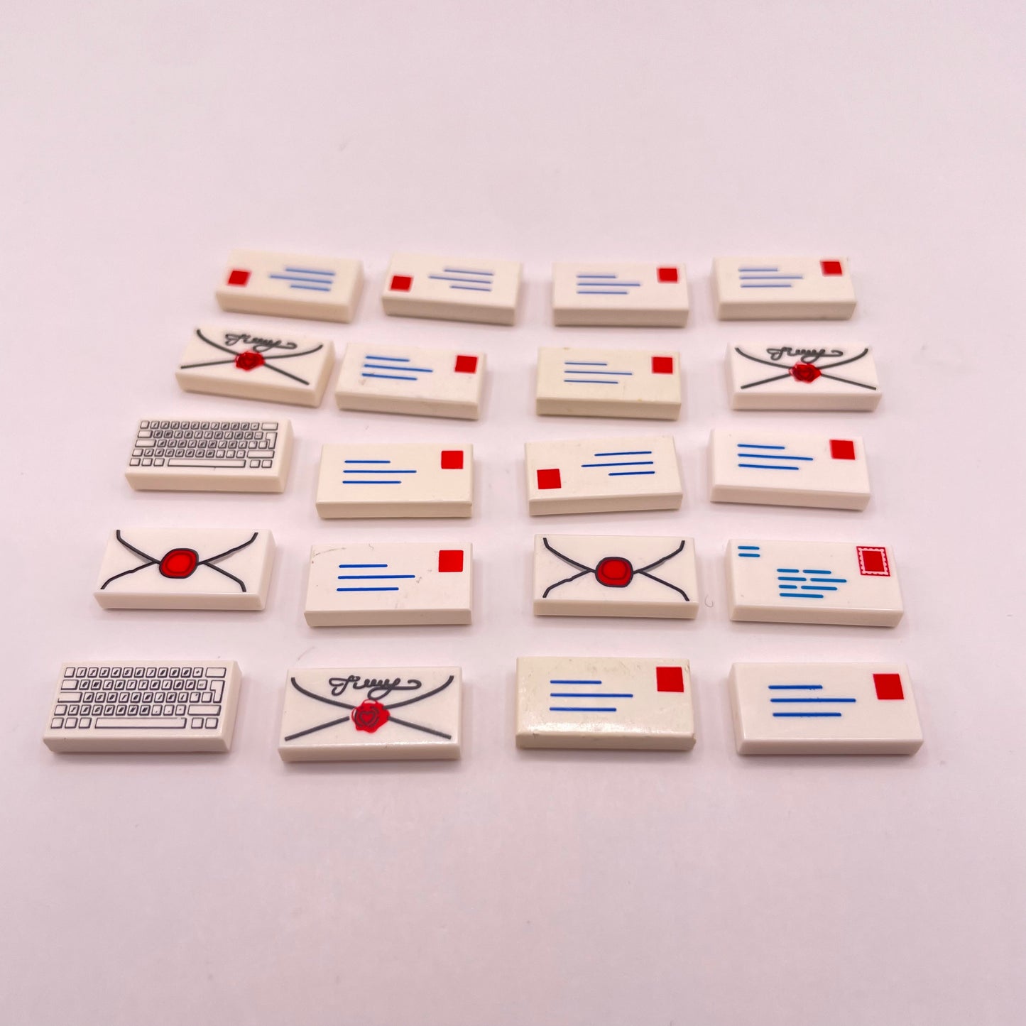 LEGO Prints and Stickers, Letters/Envelopes, 20,Pieces