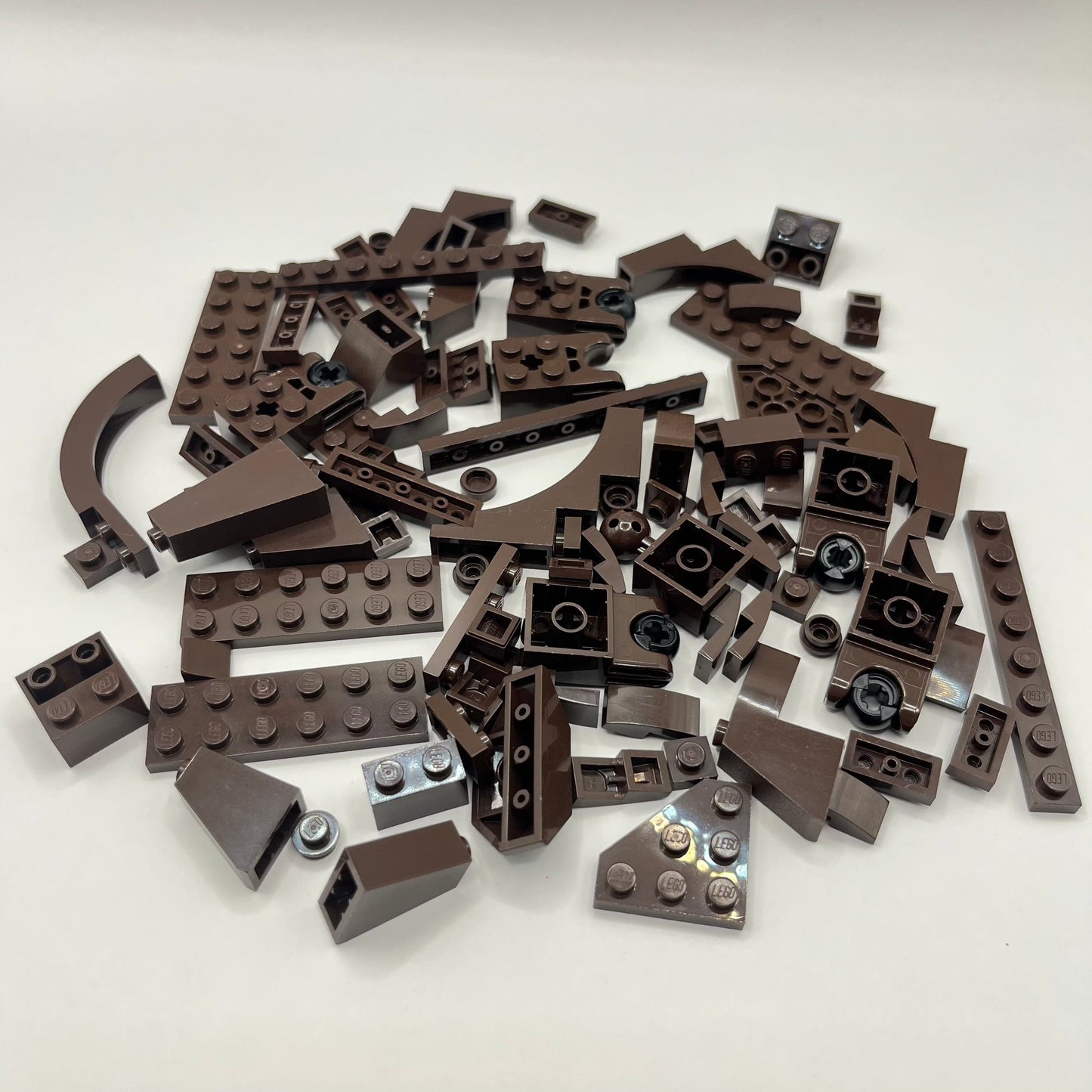 LEGO Dark Brown, Mixed Bricks, Approx. 70g
