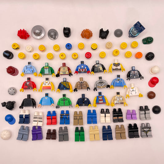 LEGO Build a Minifigure, Mix and Match City Figures, Set of 20