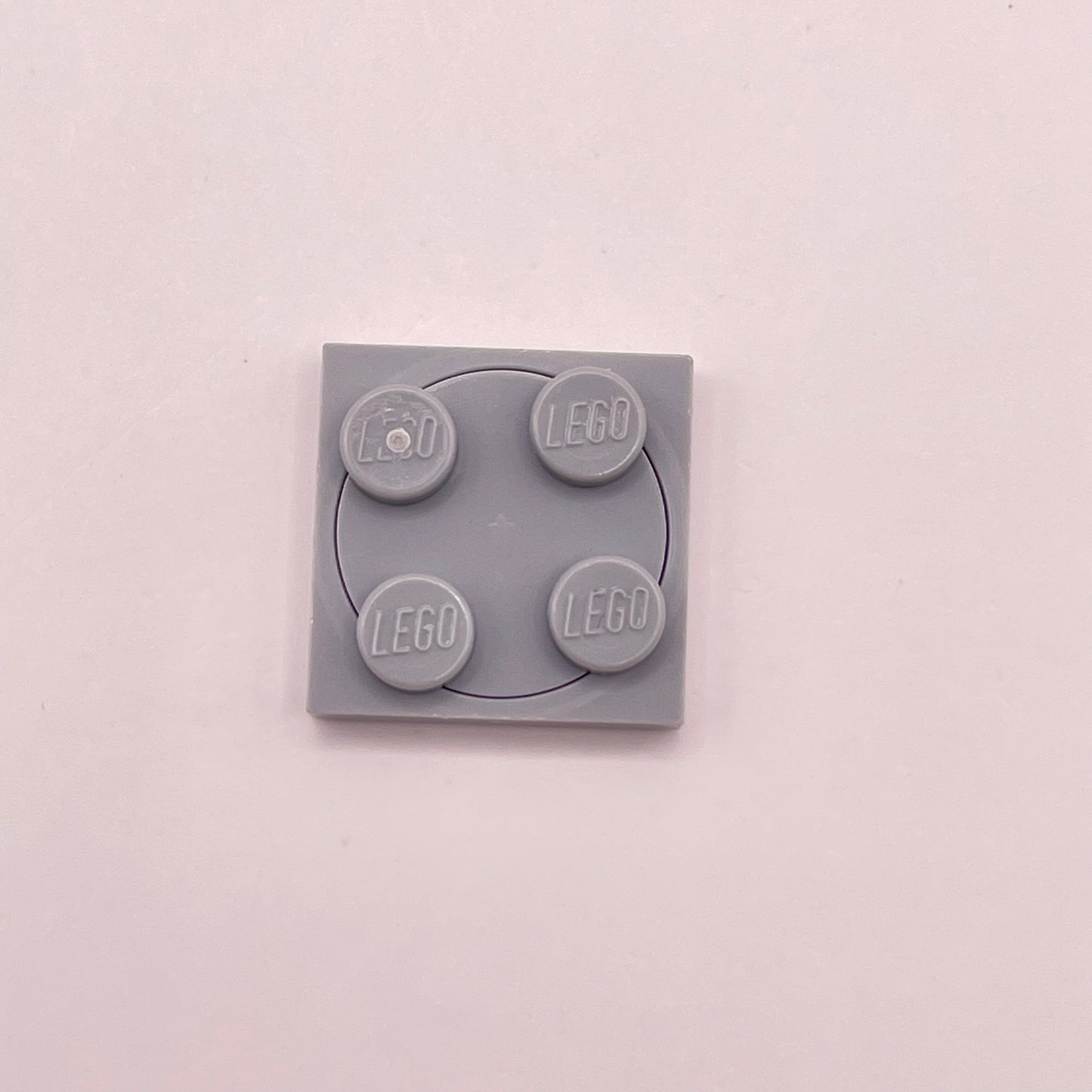 LEGO Light Bluish Grey on Light Bluish Grey, Turntable, 1 piece