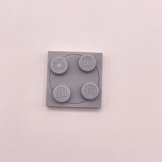 LEGO Light Bluish Grey on Light Bluish Grey, Turntable, 1 piece
