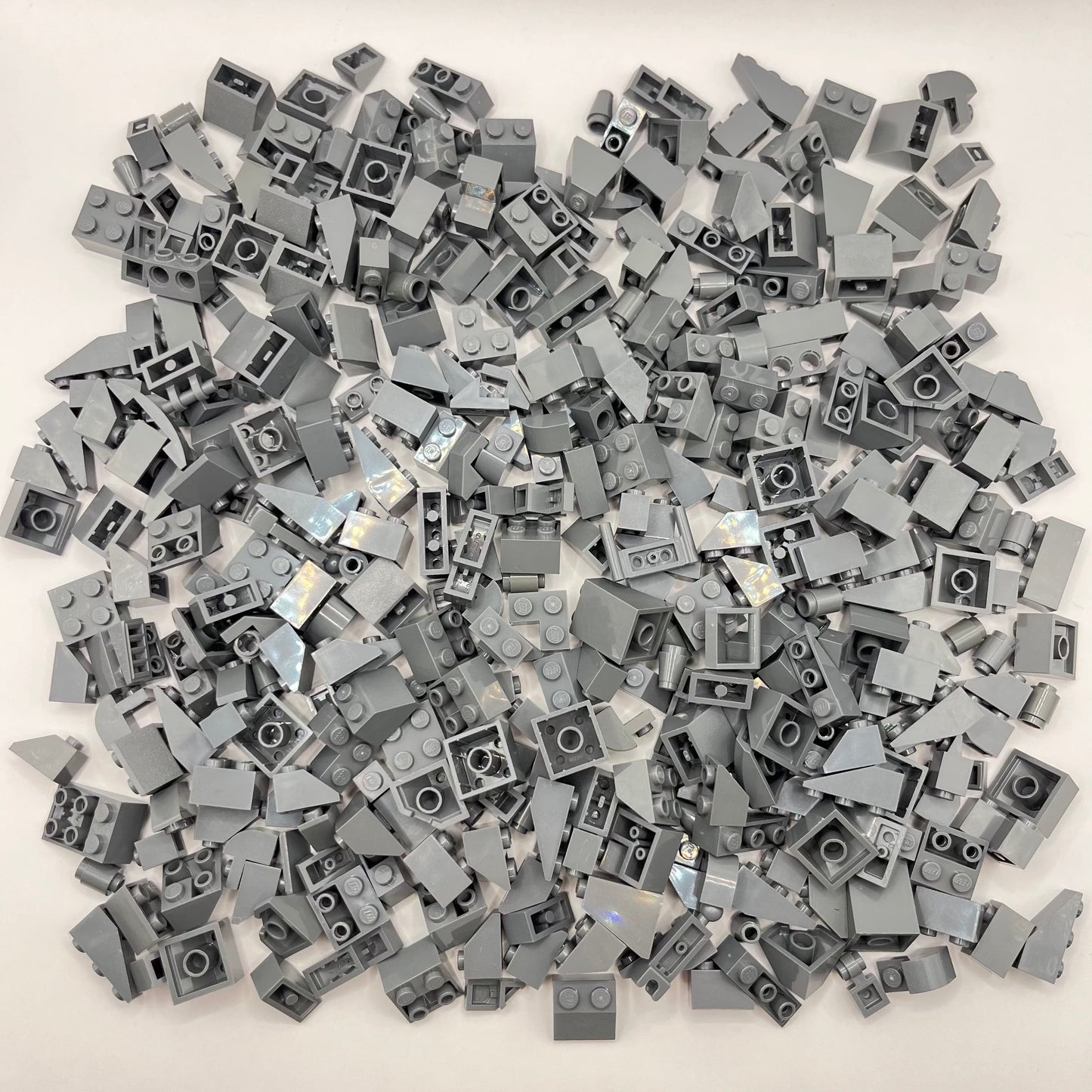 LEGO Dark Bluish Grey, Bricks, SNOT, Slopes, Approx. 290g Castle