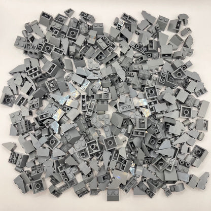 LEGO Dark Bluish Grey, Bricks, SNOT, Slopes, Approx. 290g Castle