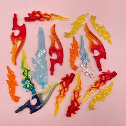 LEGO Trans-Mixed Colours Flames, Technic, Connection, 16 Pieces