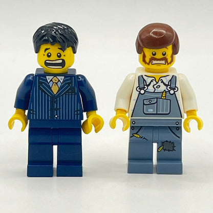 LEGO Alien Conquest Businessman and Farmer, Minifigures (ac004 and ac007)(Set of 2)