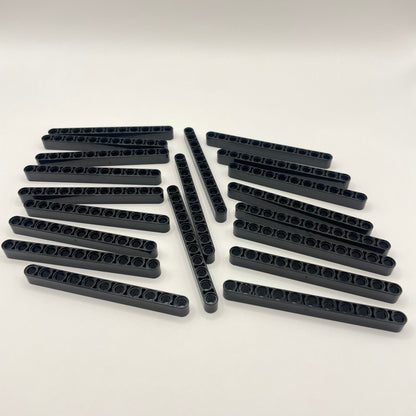 LEGO Black Technic Liftarm, Thick 1 x 11, 20 Pieces (32525)