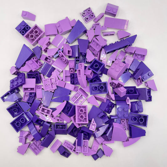 LEGO Slopes, Mixed Purple, Approx. 115g