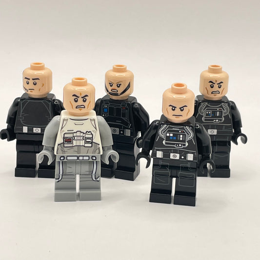 LEGO Mixed Imperials, Star Wars, Minifigure (Pack of 5) Incomplete, no headwear.