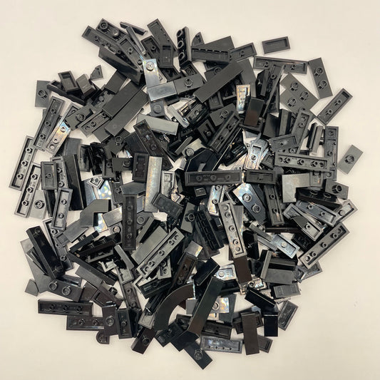 LEGO Tiles, 1x Wide, Black, Approx. 95g