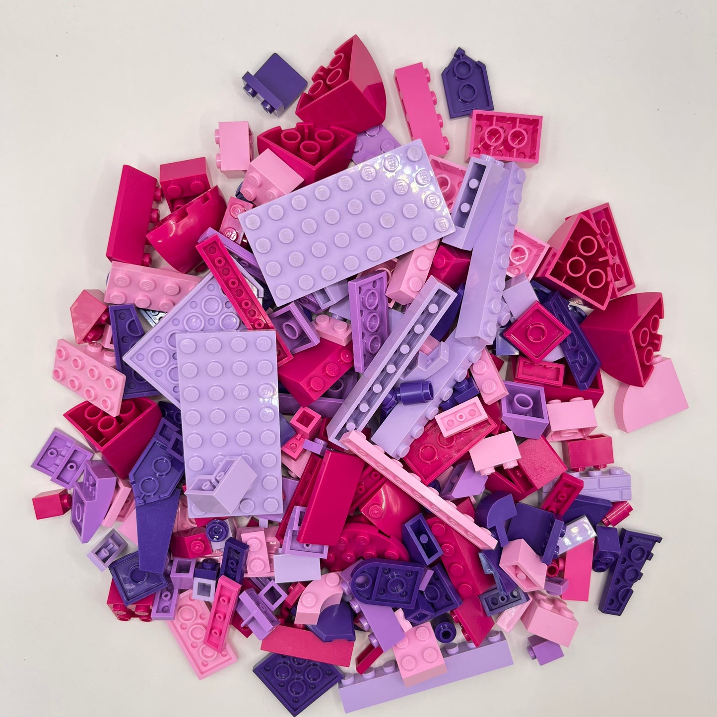 LEGO Pink and Purple, Mixed Pieces, Approx. 200g
