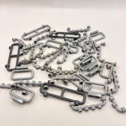 LEGO Fences, Mixed Grey, Building, Approx. 30g