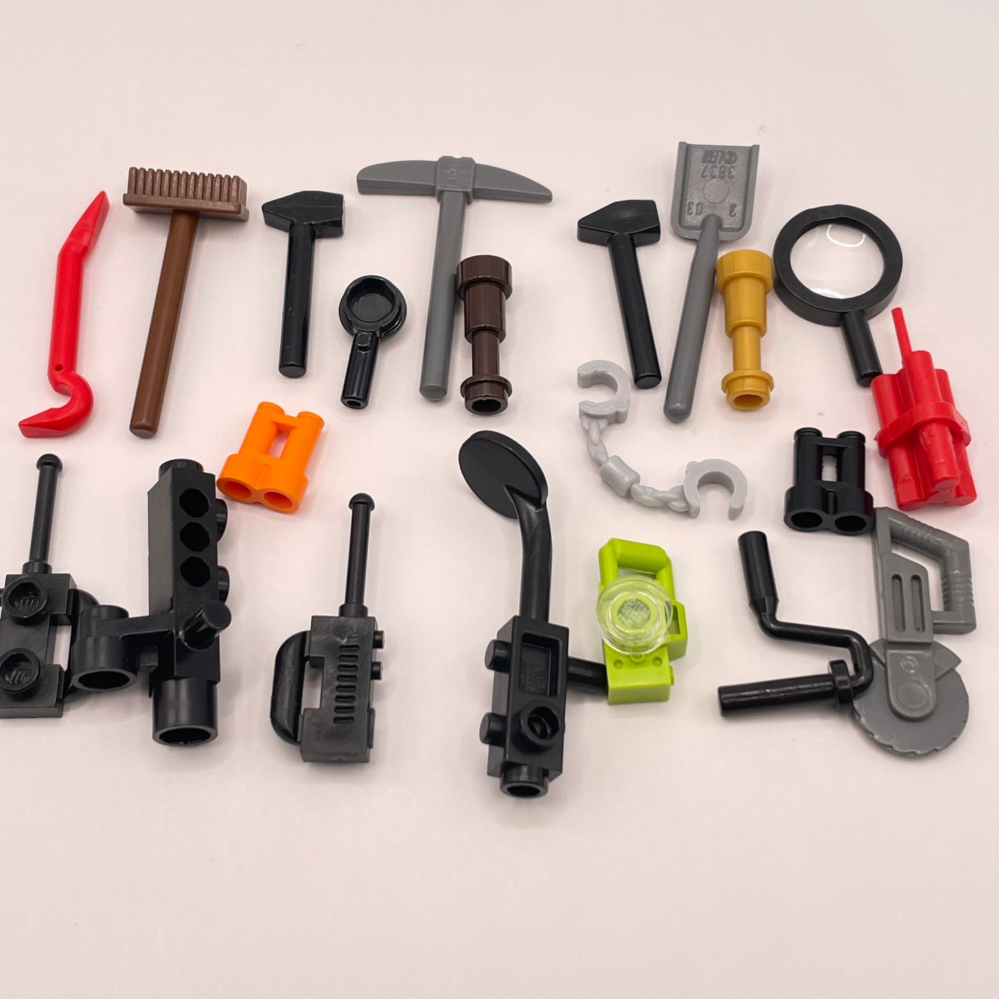 LEGO Mixed Tools, Minifigure Accessories, 22 Pieces