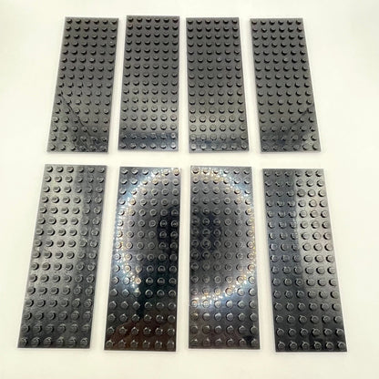 LEGO Plates 6x16, Black, 8 Pieces