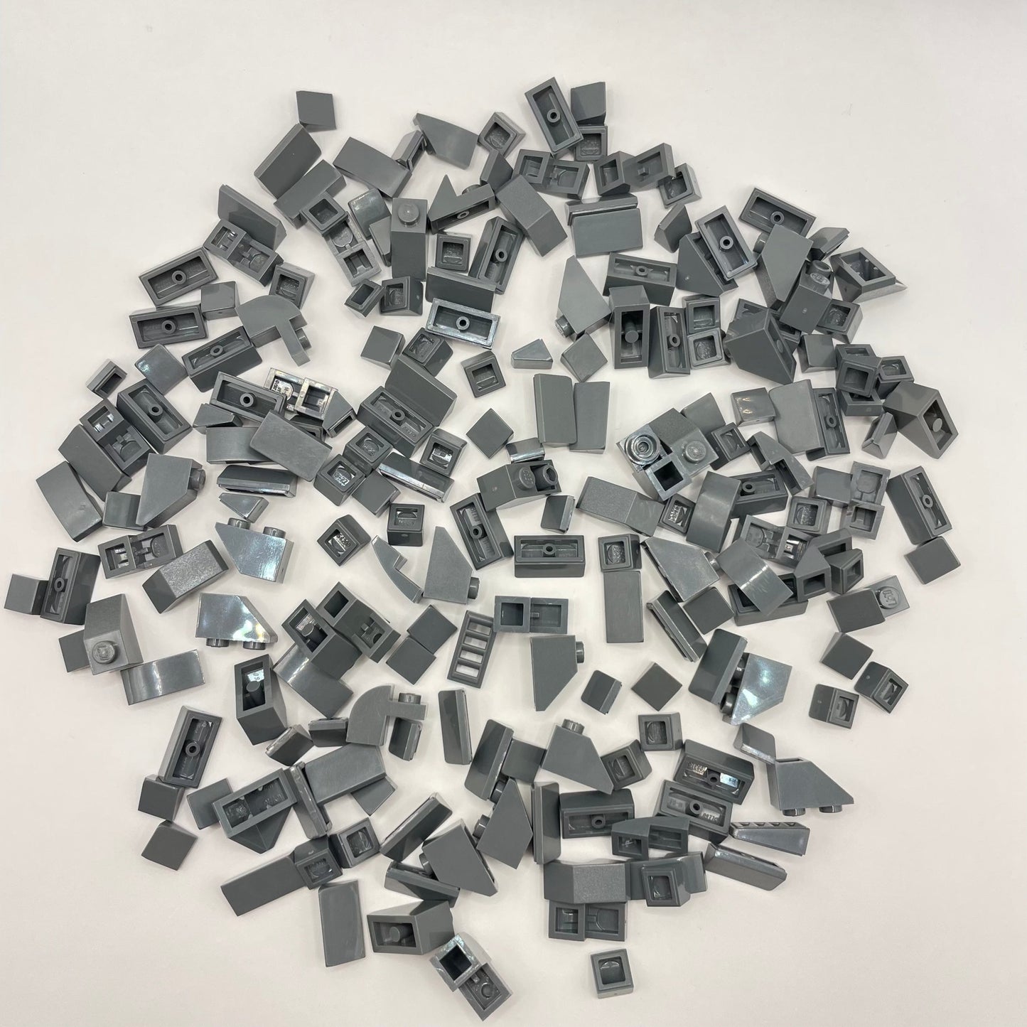 LEGO Slopes Tiny, Greebling, Dark Bluish Grey, Approx. 60g
