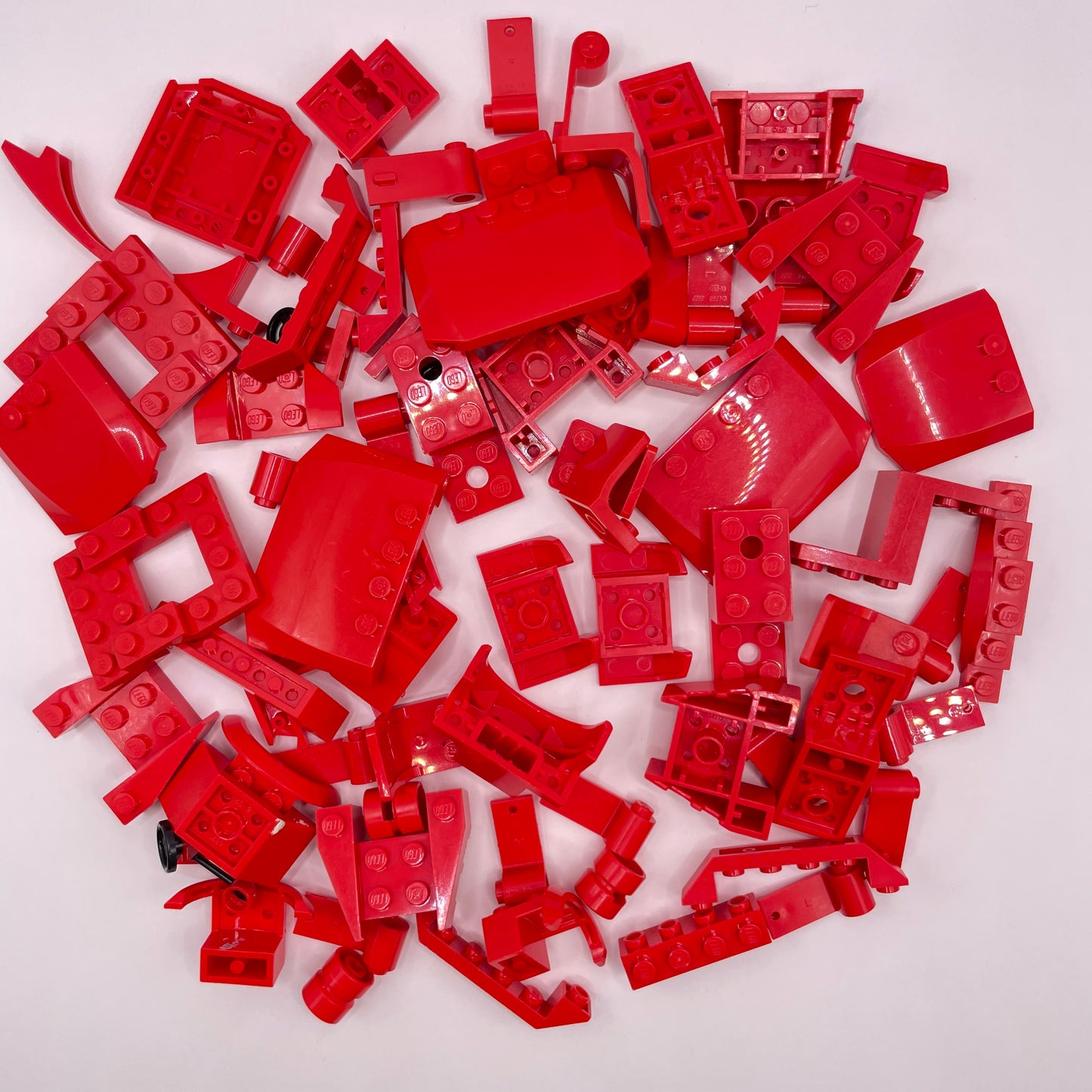 LEGO  Mixed Vehicle Pieces, Red, Approx. 100g