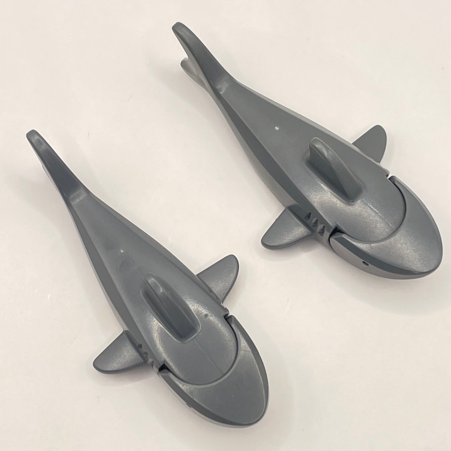 LEGO Sharks with Gills, Dark Bluish Grey, 2 Pieces