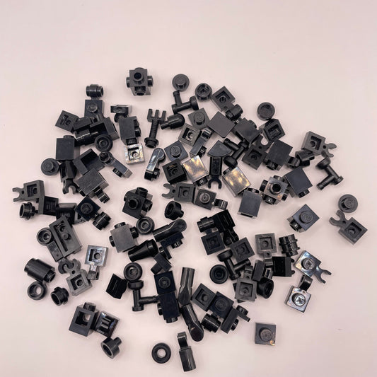 LEGO Greebling, Black, 100 pieces