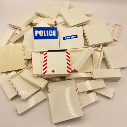 LEGO Panels, White, Building, Approx. 250g