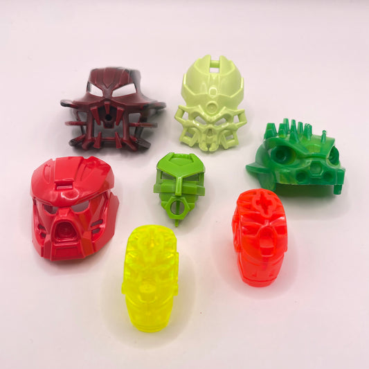 LEGO Bionicle Masks, Mixed Colours, 7Pieces