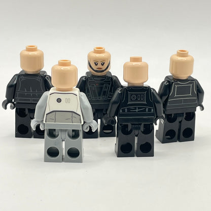 LEGO Mixed Imperials, Star Wars, Minifigure (Pack of 5) Incomplete, no headwear.