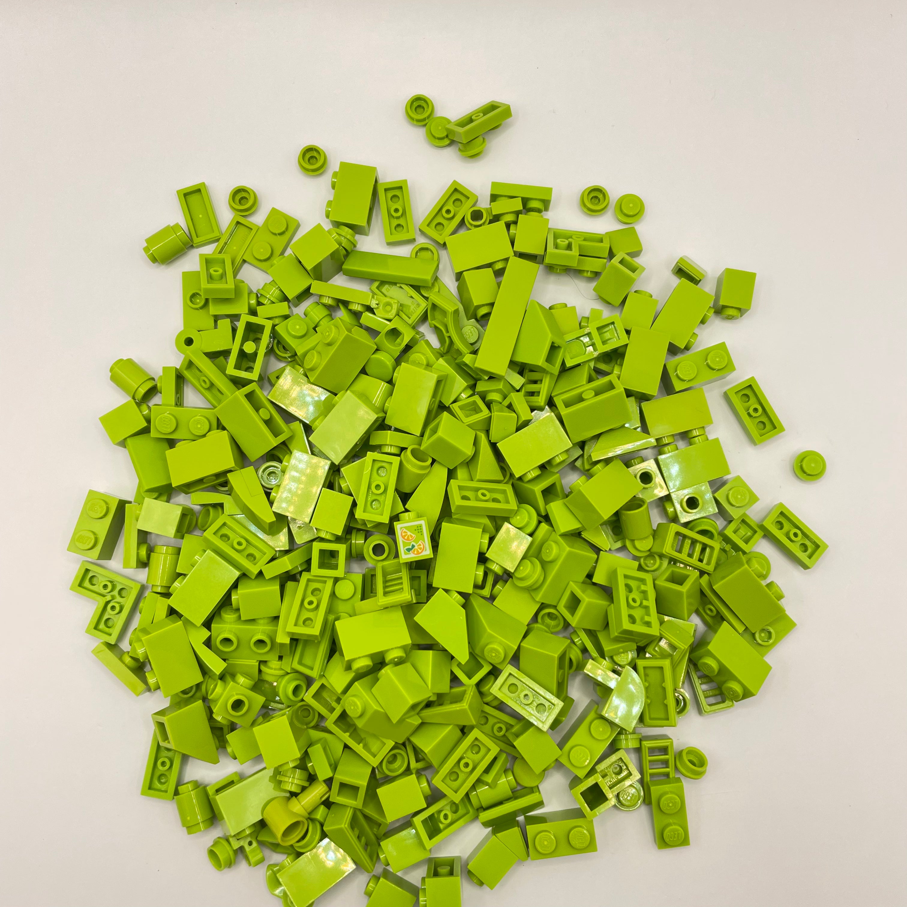 LEGO Small Mixed Bricks, Lime, Approx. 100g – Brick Cycle
