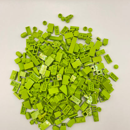 LEGO Small Mixed Bricks, Lime, Approx. 100g