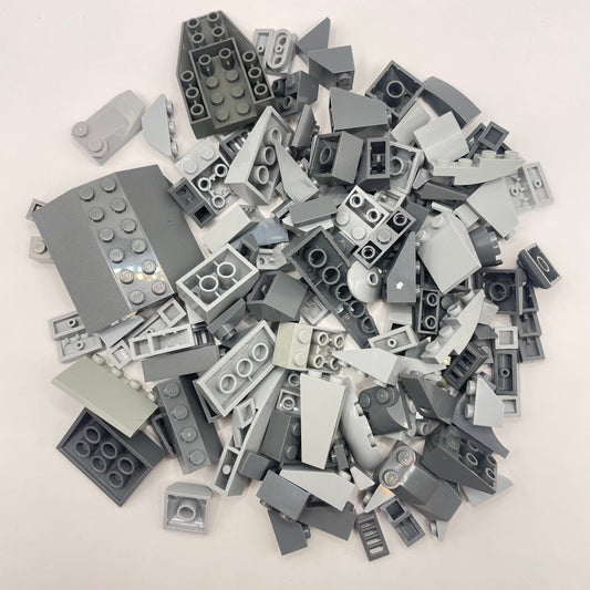 LEGO Mixed Grey, Slopes, Approx. 110g