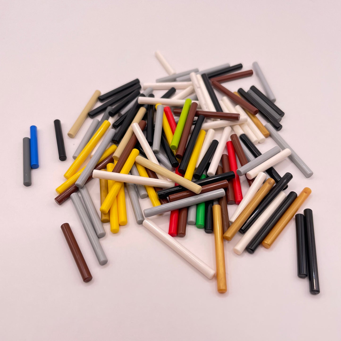 LEGO Mixed 3L / 4L Bars / Poles, 100 Pieces