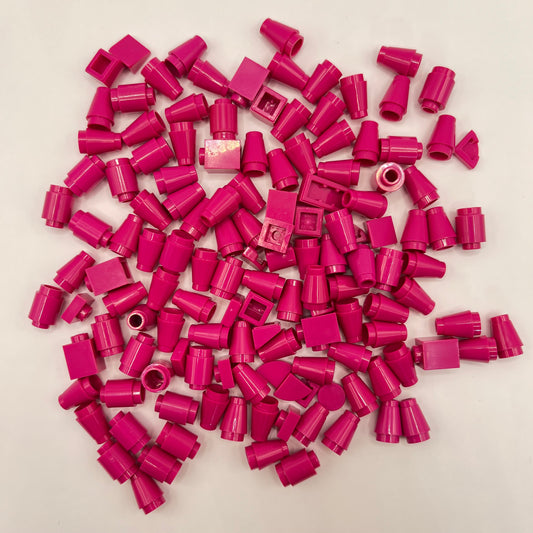 LEGO Greebling, Magenta, Approx. 30g