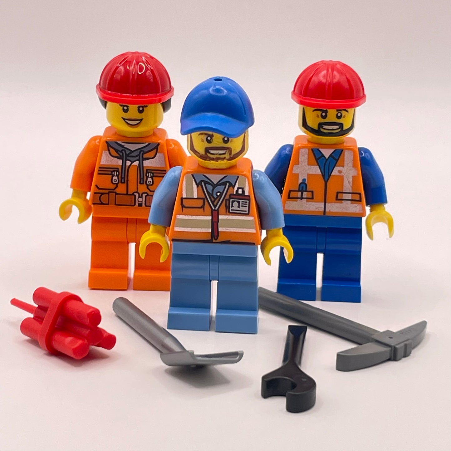 LEGO City Tradies with Tools, Minifigures, Set of 3