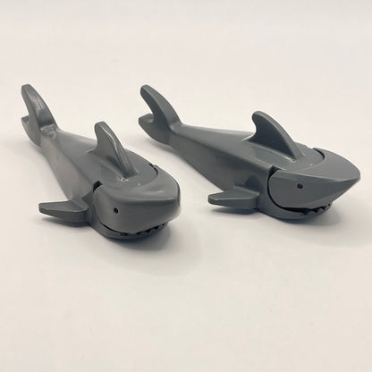 LEGO Sharks, Pirate Style, Dark Bluish Grey, 2 Pieces