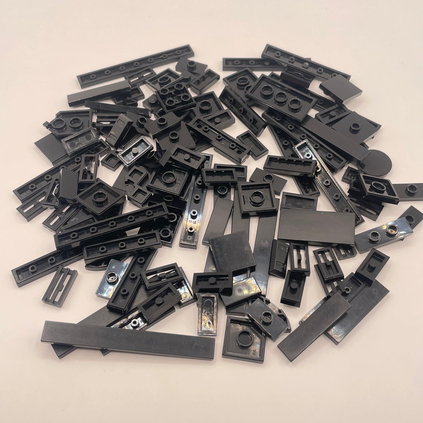 LEGO Tiles, Mixed, Black, Approx. 50g