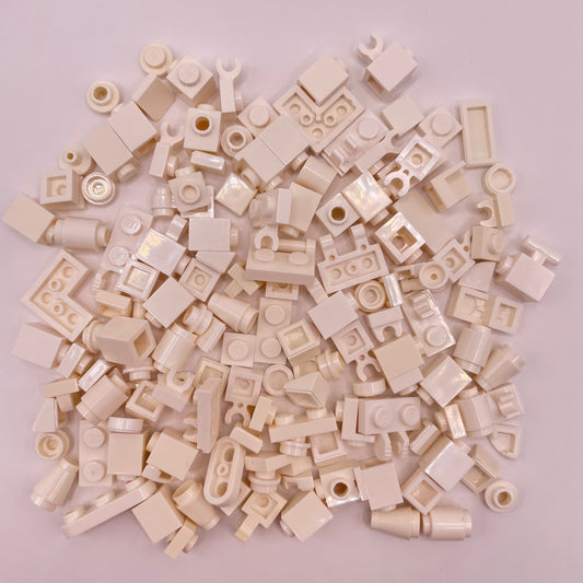 LEGO Greebling, White, 140 Pieces