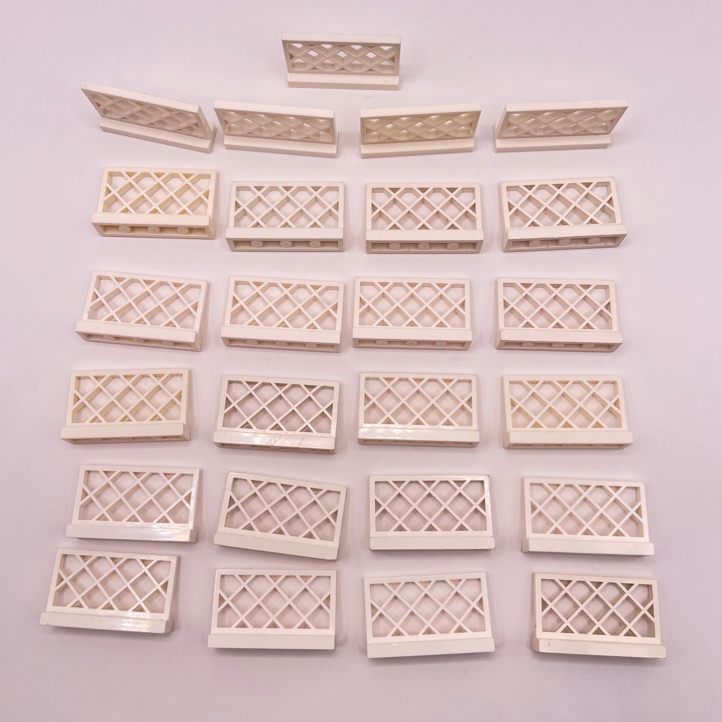 LEGO Lattice Fence, Building, White, 25 Pieces