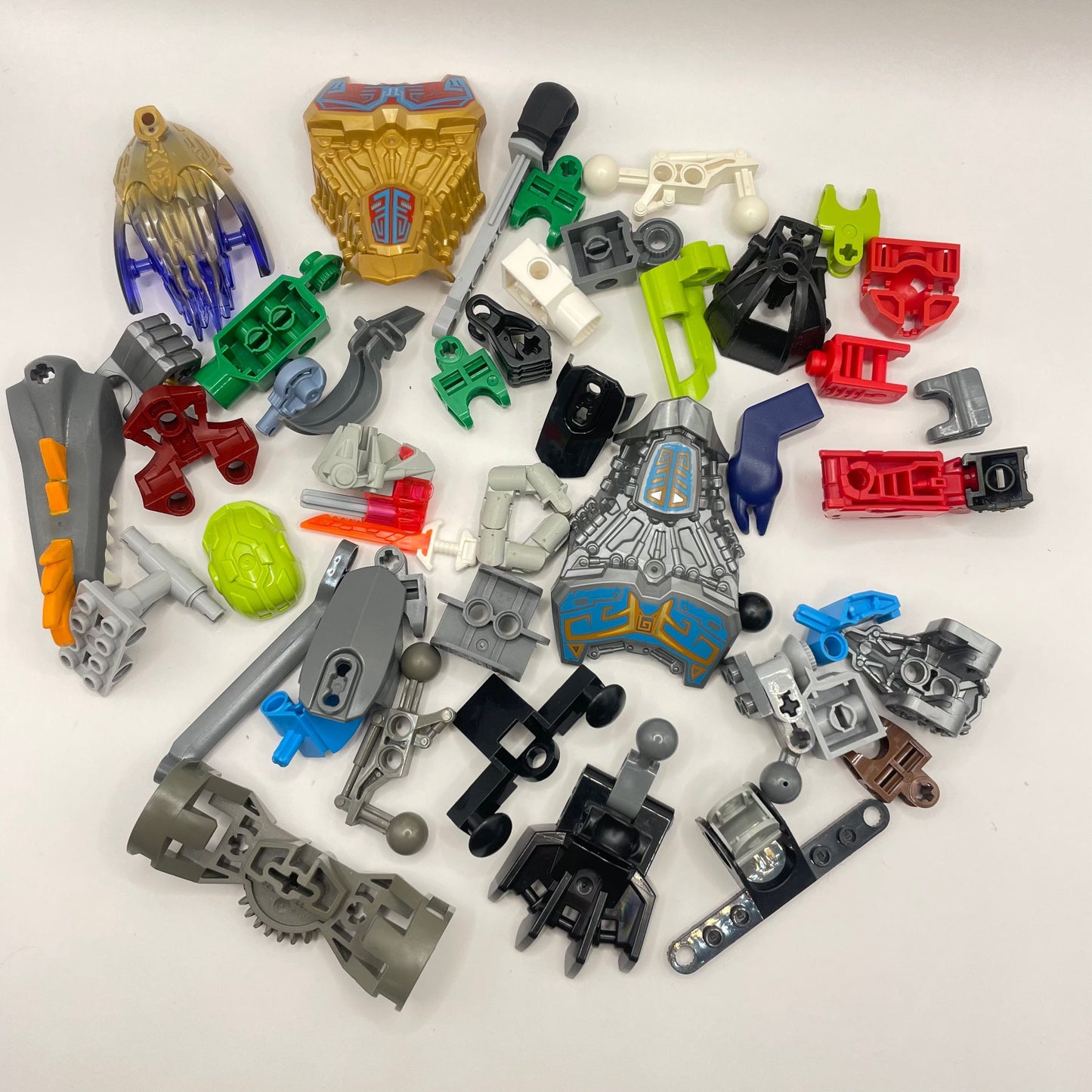 LEGO Bionicle Mixed Pieces, Mixed Colours, Approx. 130g