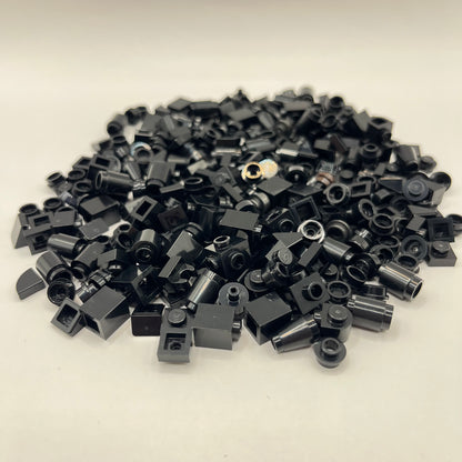LEGO Greebling, 1x1, Black, Approx. 50g