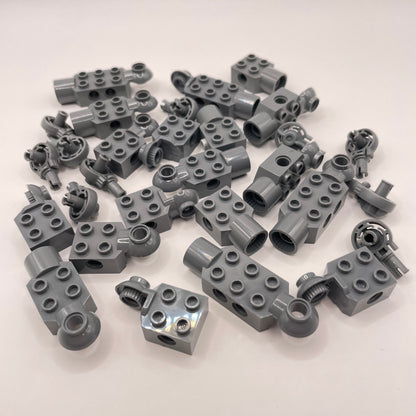 LEGO Bionicle, Joints, Dark Bluish Grey, Approx. 55g