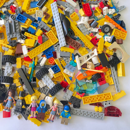 LEGO Fun Pack, Mixed Bag, Approx. 750g includes 6 Minifigures/Minidolls