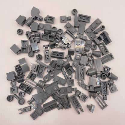 LEGO Greebling, Dark Bluish Grey, 100 Pieces