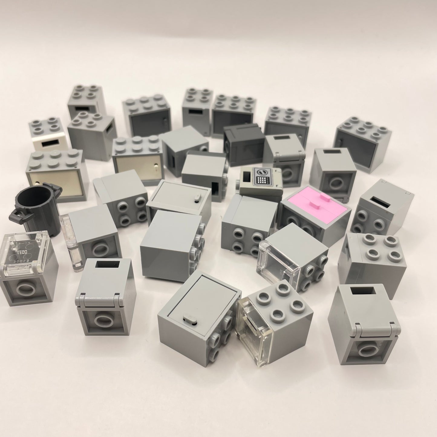 LEGO Cupboards, Mixed Grey, Building, Approx. 80g