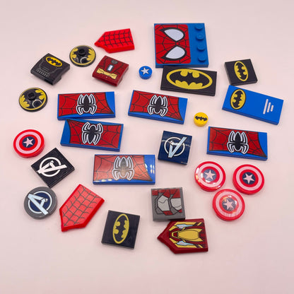 LEGO  Super Heroes Symbols, Mixed Colours, 25 Pieces