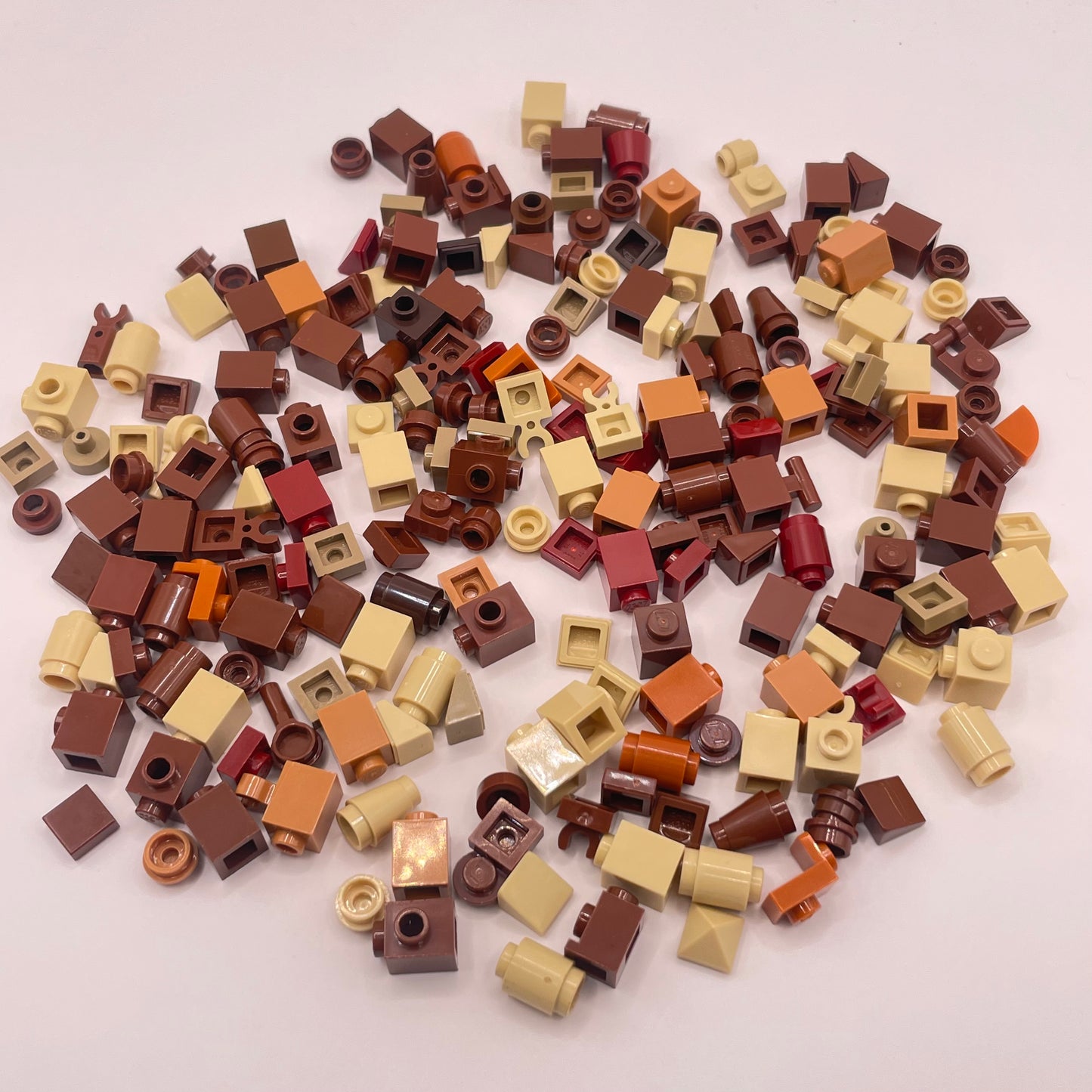 LEGO Greebling, Earth Tones, Approx. 58g