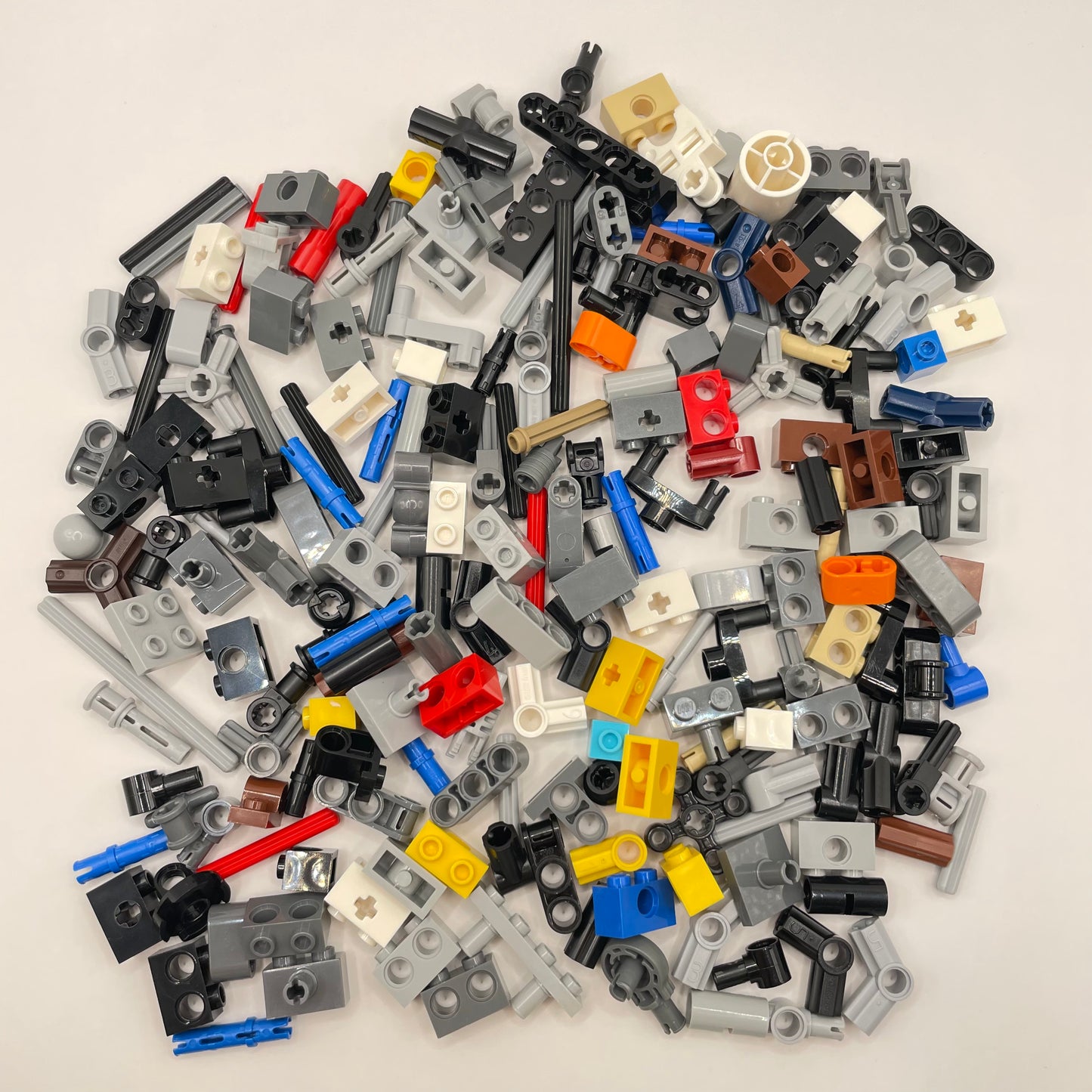 LEGO Small Technic Bricks and Pieces, Mixed Colours, Approx. 120g