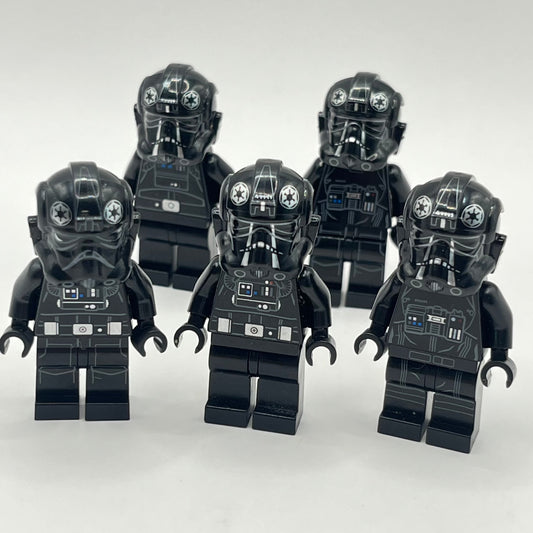 LEGO Imperials TIE Fighter / Bomber Pilot Bundle, Mix and Match, Star Wars, Minifigure (Pack of 5)