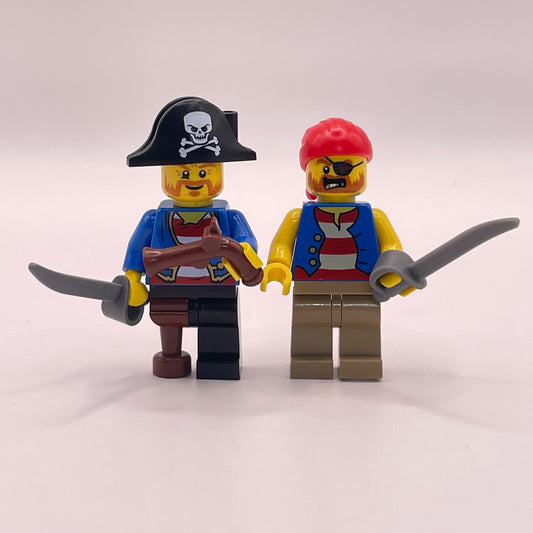 LEGO Mixed Pirates, Pirate, Minifigure, (2 pack)