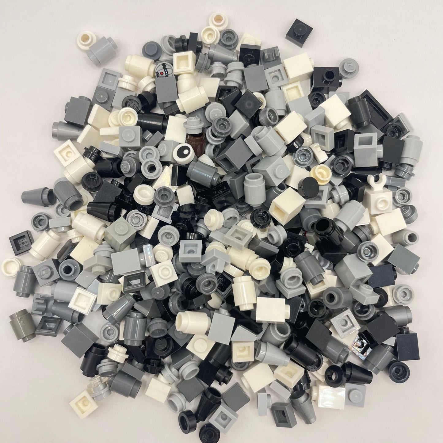 LEGO Monochrome, 1x Mixed Pieces, Approx. 80g Greebling