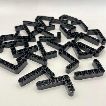LEGO Black Technic, Liftarm, Modified Bent Thick L-Shape 3x5 25 Pieces (32526)